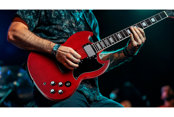 Rocktile Pro S-Red Guitare Électrique Heritage Cherry Set avec Accessoires image 9