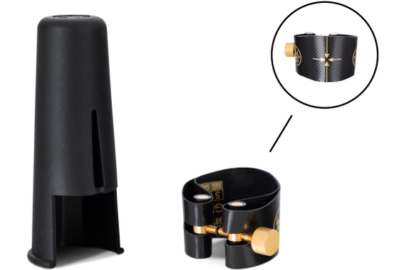 Lechgold LBS-25MN Saxophone Baryton noir nickelé image 9