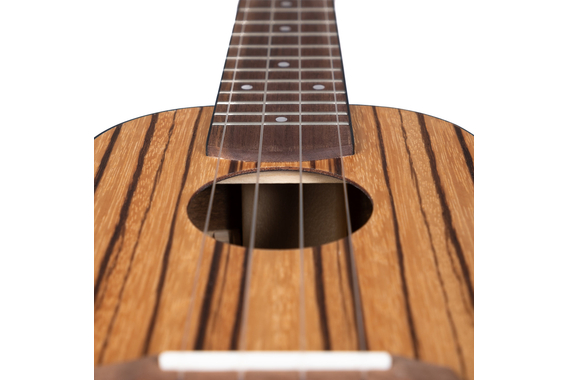 Cascha Tenor Ukulele Zebra Wood Set image 9