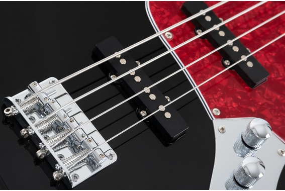 Rocktile Pro JB-30BK 70's Deluxe E-Bass Black Set image 9