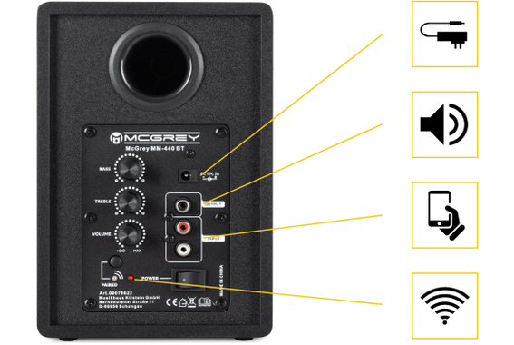McGrey MM-440 BT Multimedia-Aktivlautsprecher  - Retoure (Zustand: sehr gut) image 9