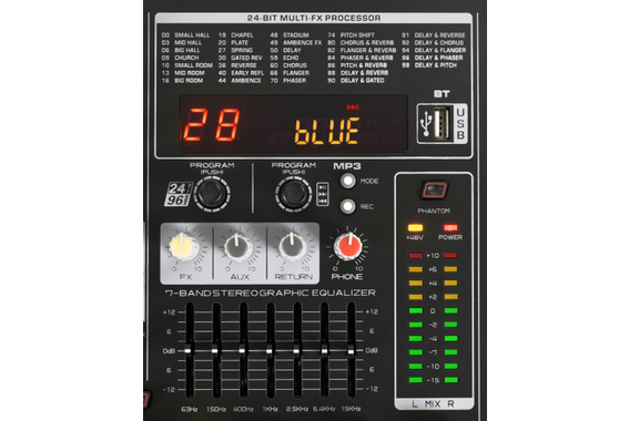 Pronomic Powermake 600 Powermischer mit Funkmikrofonen  - Retoure (Zustand: gut) image 9