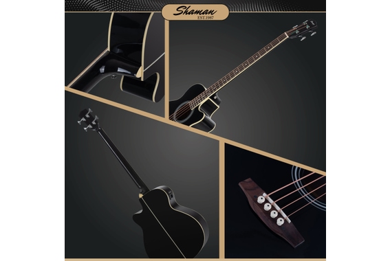 Shaman AB4-50CE-BK Basse Acoustique Noire image 9