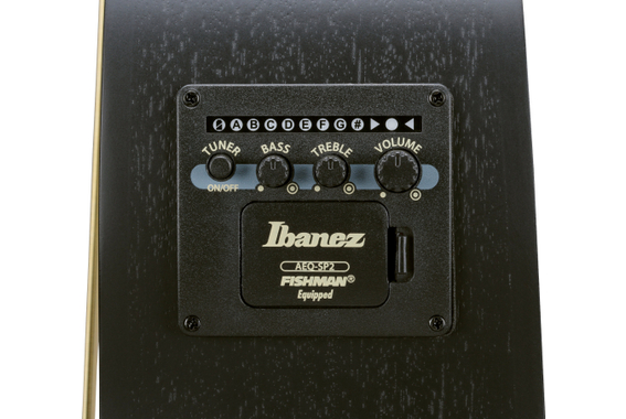 Ibanez AEWC621L-BOT Linkshandige Concertgitaar Black Out image 9