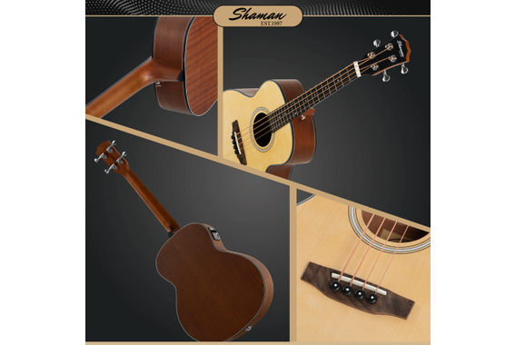 Shaman ABM4-50E-NT Akustik Bass Natur  - Retoure (Zustand: sehr gut) image 9