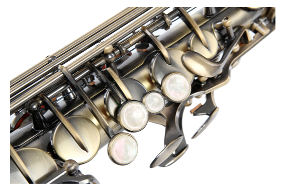 Classic Cantabile Winds AS-450 Antique Yellow Altsaxofoon ESM Set image 9