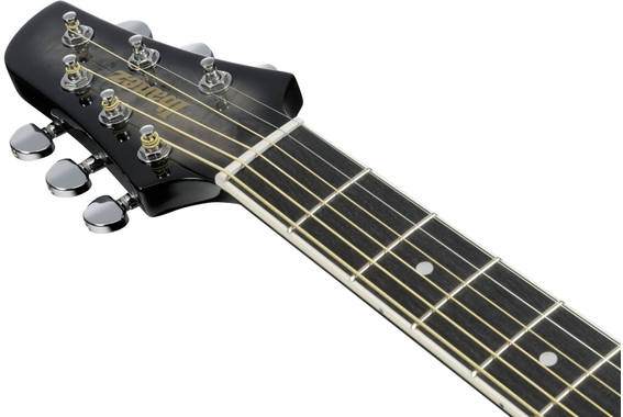 Ibanez TCY10PA-BKB Westerngitarre Transparent Brown Black Burst High Gloss image 9