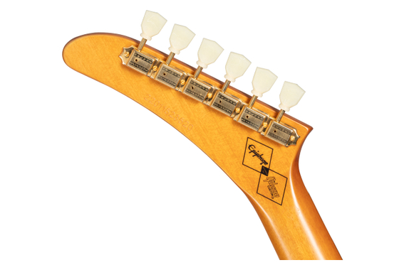 Epiphone 1958 Korina Explorer (White Pickguard) Aged Natural  - Retoure (Zustand: gut) image 9