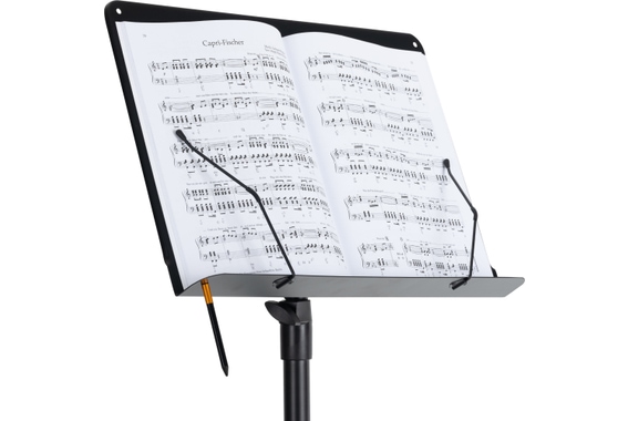 Pronomic OS-01C Pupitre d'Orchestre Fermé avec Pinces à Partitions 3x Set image 9