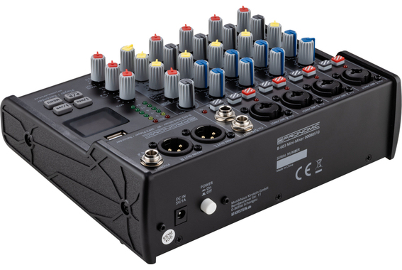 Pronomic B-603 Mini-Mixer mit Bluetooth und USB-Recording  - Retoure (Zustand: sehr gut) image 9