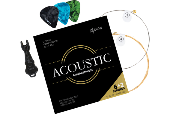 Shaman WSF-10 NT Folkgitaar Set image 9