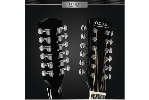 Rocktile WSD12-50C-BK Guitare Western Noire image 9