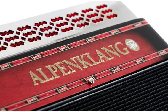Alpenklang Pro Accordeon IV 96 CM Shadow Red image 9