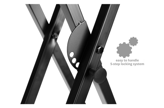 Classic Cantabile X-Keyboardstandaard met dubbele steunbalk image 9