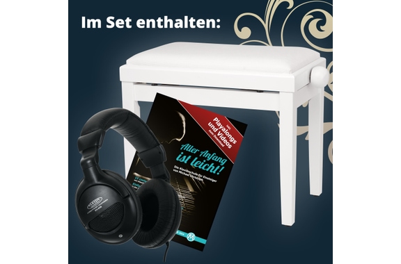 Classic Cantabile DP-230 WM E-Piano Wit mat Set image 9