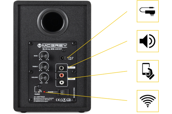 McGrey MM-440BT Multimedia Actieve Luidsprekers image 9
