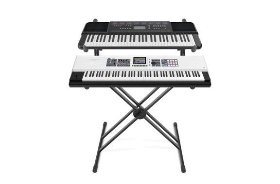 Classic Cantabile 2-voudige Dubbele X-Keyboardstandaard image 9