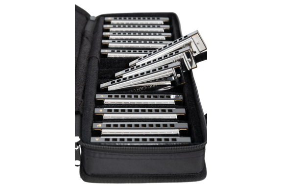 Classic Cantabile AHBS-12 Alabama Blues Harmonica 12er Set image 9