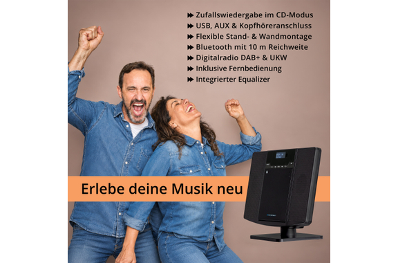 McGrey MCD-60 DAB Chaîne Stéréo Verticale Bluetooth image 9