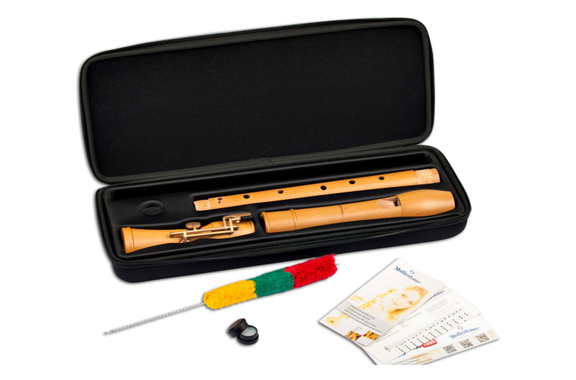 Mollenhauer Tenor Recorder Canta Pearwood with Double Key image 9
