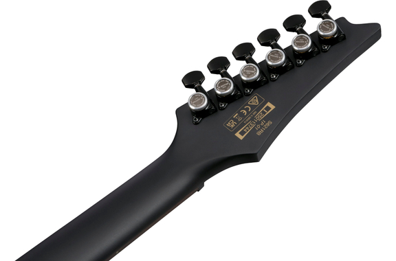 Ibanez S721RB-BKF Iron Label Black Flat image 9