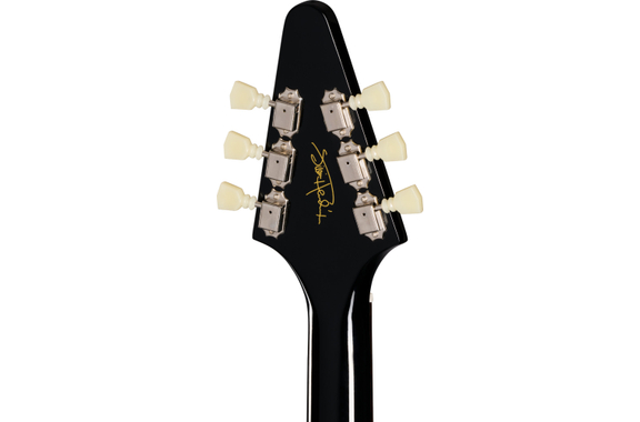 Epiphone Jimi Hendrix "Love Drops" Flying V Ebony image 9
