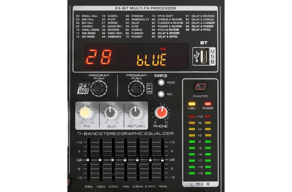 Pronomic Powermake 800 Mixeur Amplifié Avec Microphones Sans Fil - Retour (État : Bon) image 9