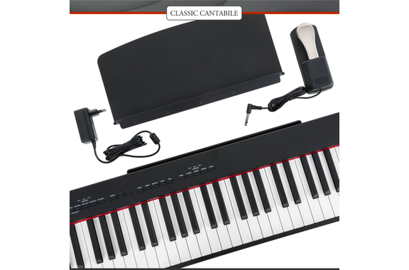 Classic Cantabile SP-316 Stage Piano Standaardset Zwart image 9