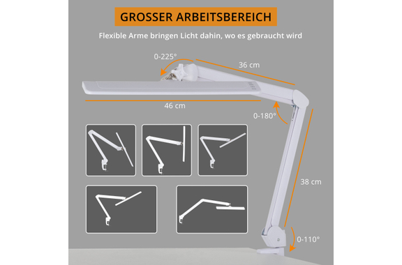 Showlite AL-6012 Arbeitsplatzleuchte image 9