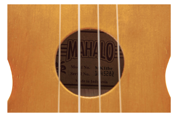 Mahalo Kahiko Serie Sopran-Ukulele Trans Brown image 9