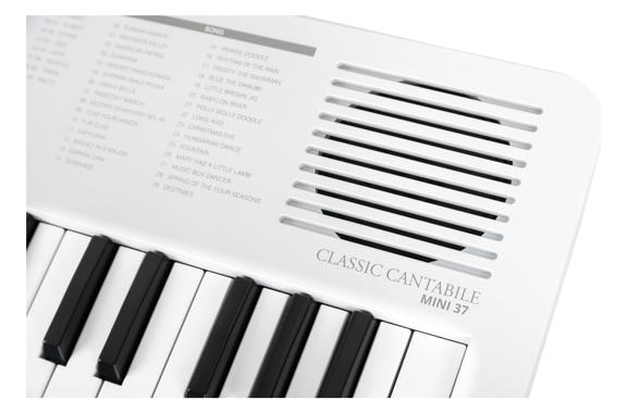 Classic Cantabile MINI-37 Clavier blanc-gris image 9