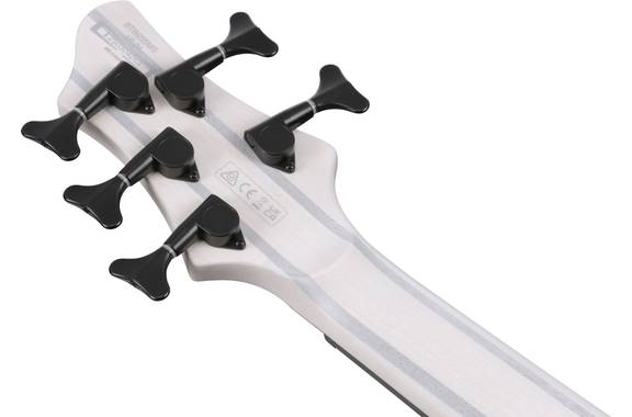 Ibanez BTB855MS-TWF Bass Workshop BTB 5-String Electric Bass Transparent White Flat image 9