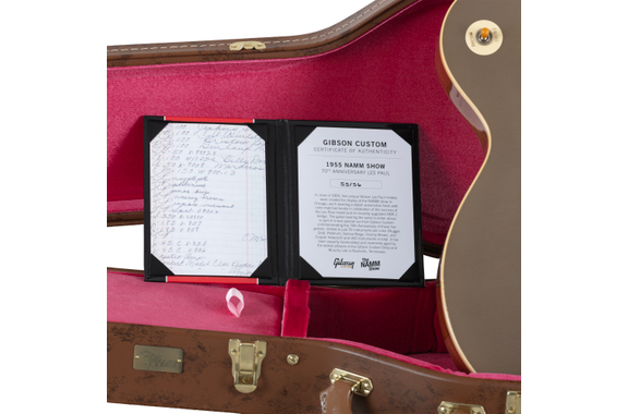 Gibson 1955 NAMM Show Commemorative Edition Les Paul Samoa Beige image 9