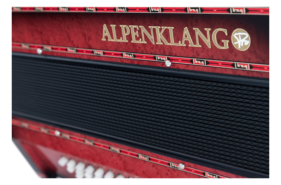 Alpenklang Pro Acordeón III 72 M Shadow Red image 9