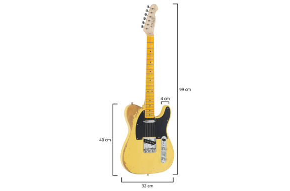 Rocktile Vinstage TL-HMBB Guitarra Eléctrica Vintage Blonde image 9