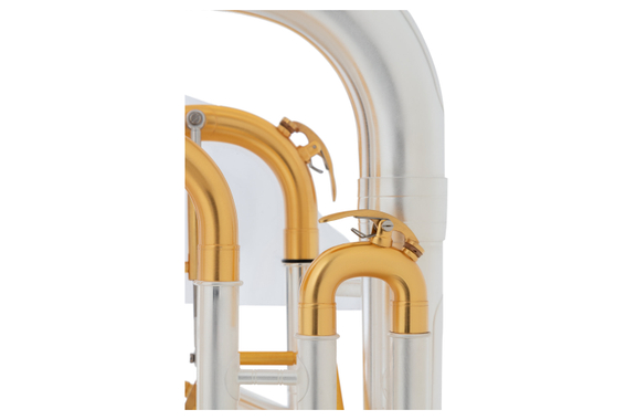 Lechgold Luxe EU-310SB Euphonium verzilverd geborsteld Deluxe Set image 9