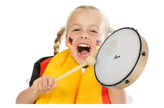 XDrum HTM-10K 10" Tamburo a Mano con Pelle in Plastica Set da 3 image 9