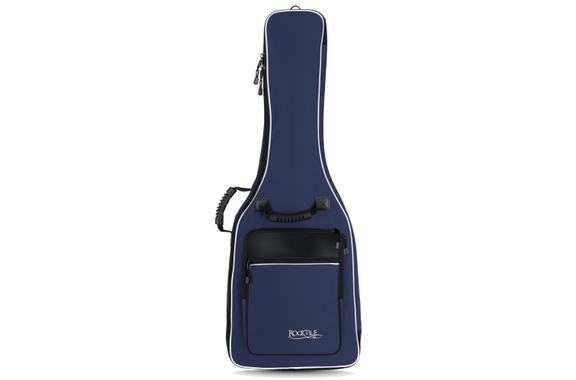 Rocktile Klassik-Gitarrentasche 1/2 - gepolstert mit Rucksackgarnitur Blau image 9