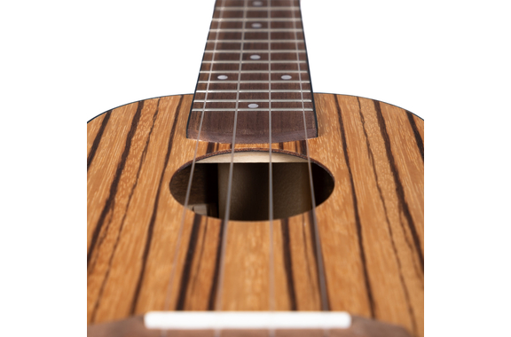 Cascha Ukulélé Concert Zebra Wood image 9