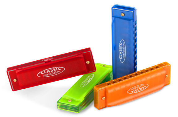 Classic Cantabile FBH-10 ON FunKids Harmonica C Major Orange image 9