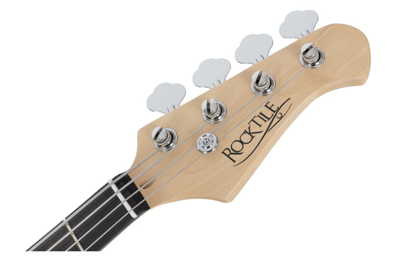 Rocktile Pro JB-30BK 70's Deluxe E-Bass Zwart Set incl. Lichtgewicht Koffer image 9