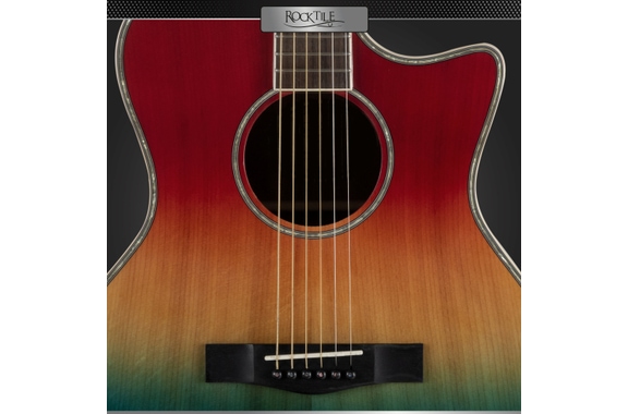 Rocktile WSC-150C-RBW Chitarra Western Rainbow image 9