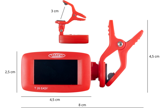 Classic Cantabile T-26 EASY Clip-Tuner Stimmgerät image 9