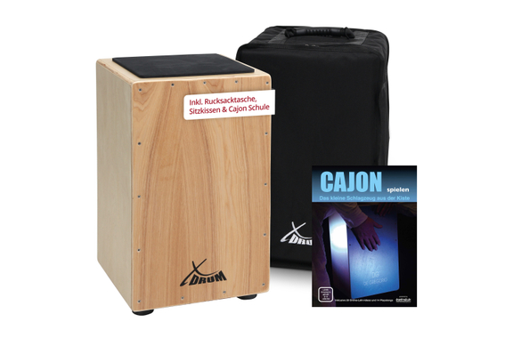 XDrum Cajón Primero Natural incl. escuela de cajón y funda - Devolución (daño en el embalaje) image 9