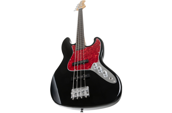 Rocktile Pro JB-30BK 70's Deluxe E-Bass Black Set inkl. Schule image 9