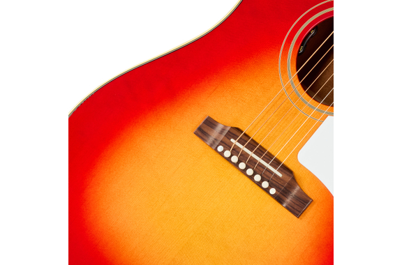Gibson J-45 60s Original Fixed Bridge Vintage Cherry Sunburst image 9