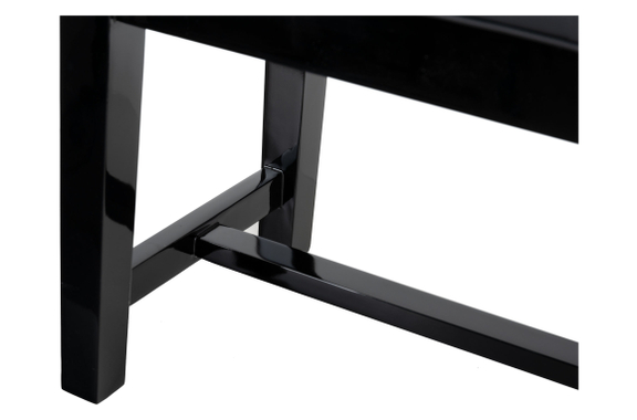 Classic Cantabile Pianobank Model X Zwart Hoogglans image 9