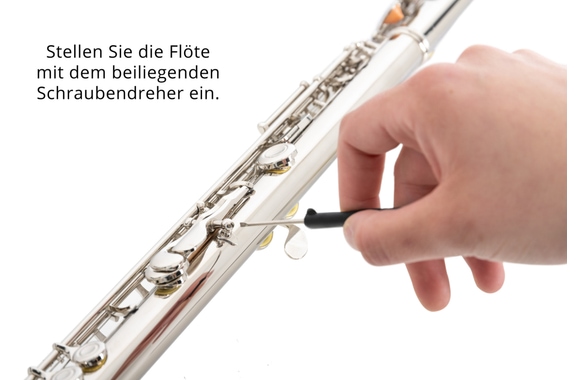 Classic Cantabile FL-100 Querflöte, Neusilber image 9