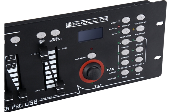 Showlite FLP-144 Projecteur 4 x Set incl. Showlite Master Pro USB & Câble image 9