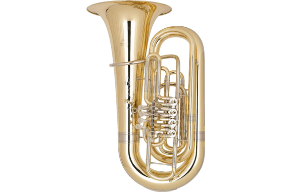 Miraphone Bb-Tuba Modell 494 Hagen Messing image 9